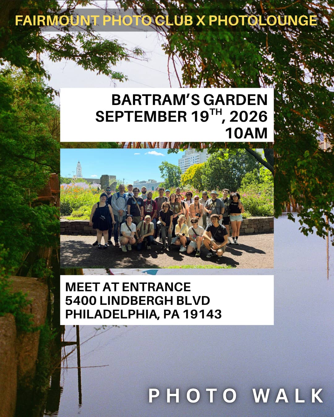 Photo Walk: Bartram’s Garden with Fairmount Photo Club & PhotoLounge