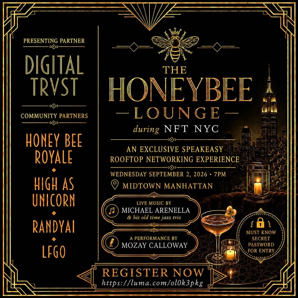 NFT NYC: The Honey Bee Lounge