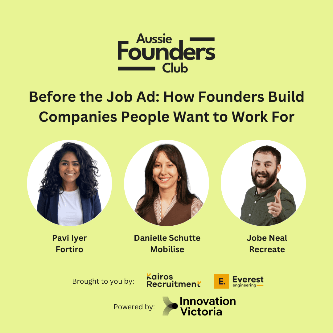 AFC Presents: Before the Job Ad - How Founders Build Companies People Want to Work For