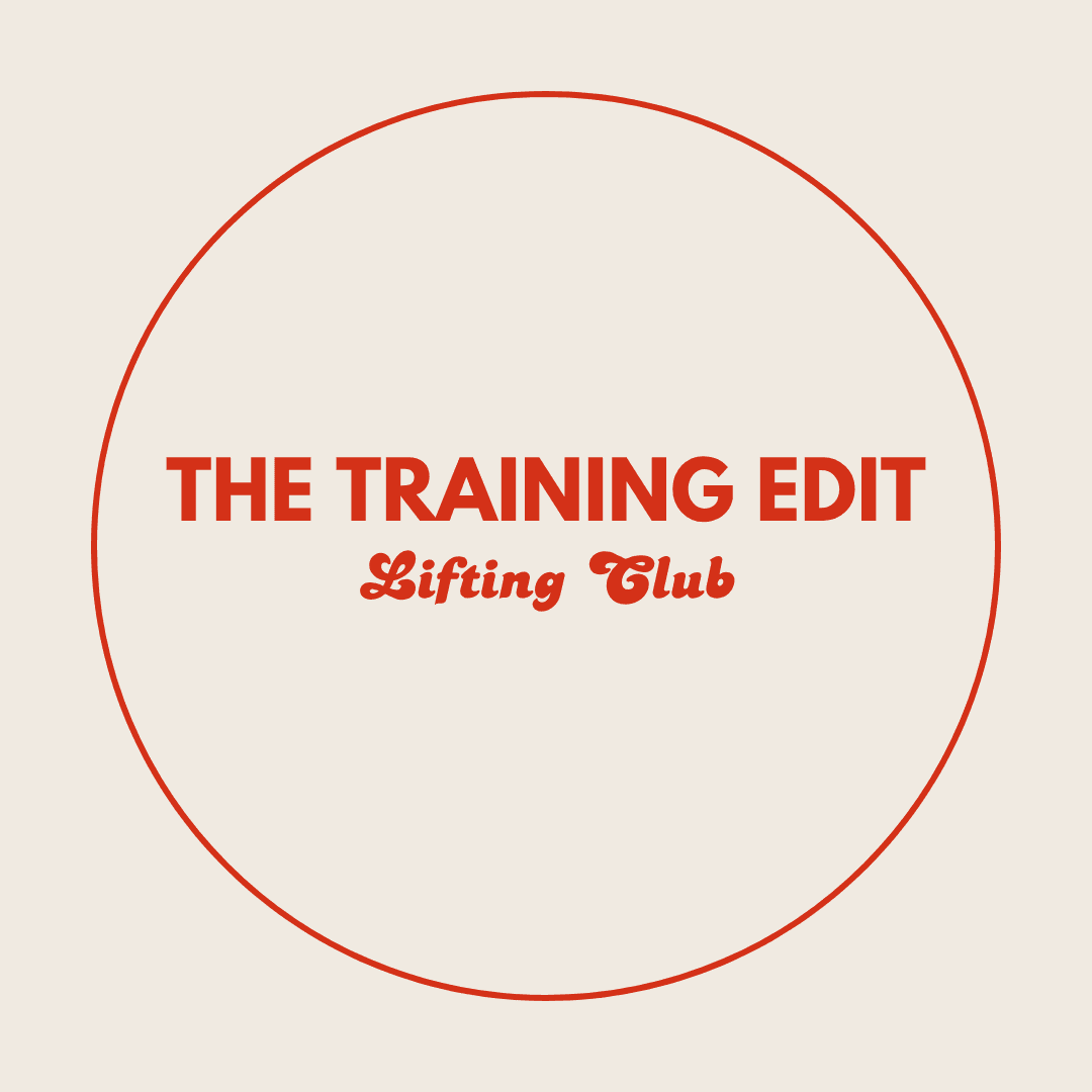 The Training Edit Lifting Club 8/13