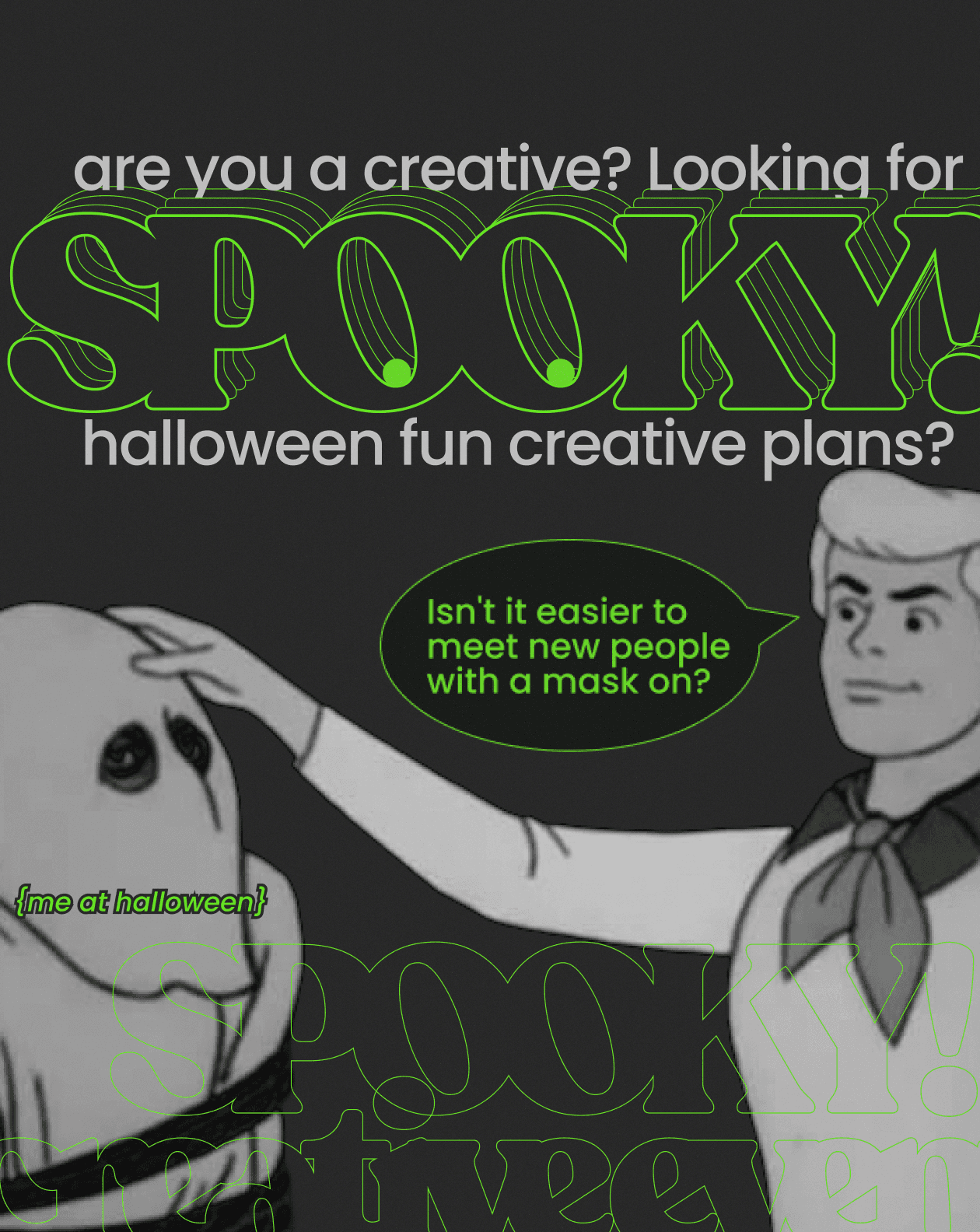 Halloween Creative's Networking Party: NO FACES, JUST VIBES. PUT YOUR MASK ON!