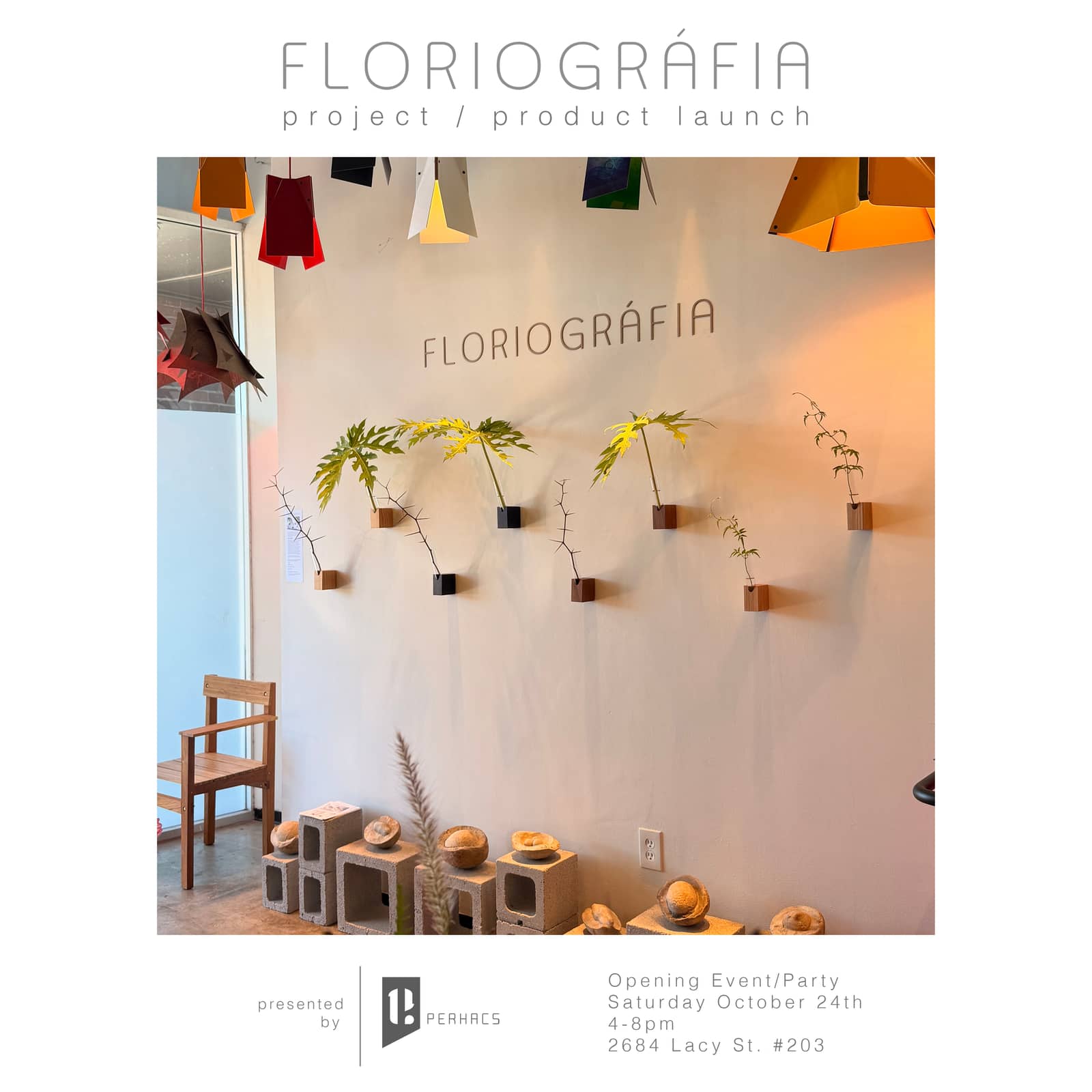 Floriografia: Project/Product Launch and Party