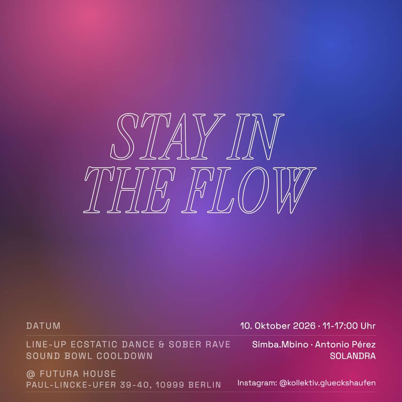STAY IN THE FLOW