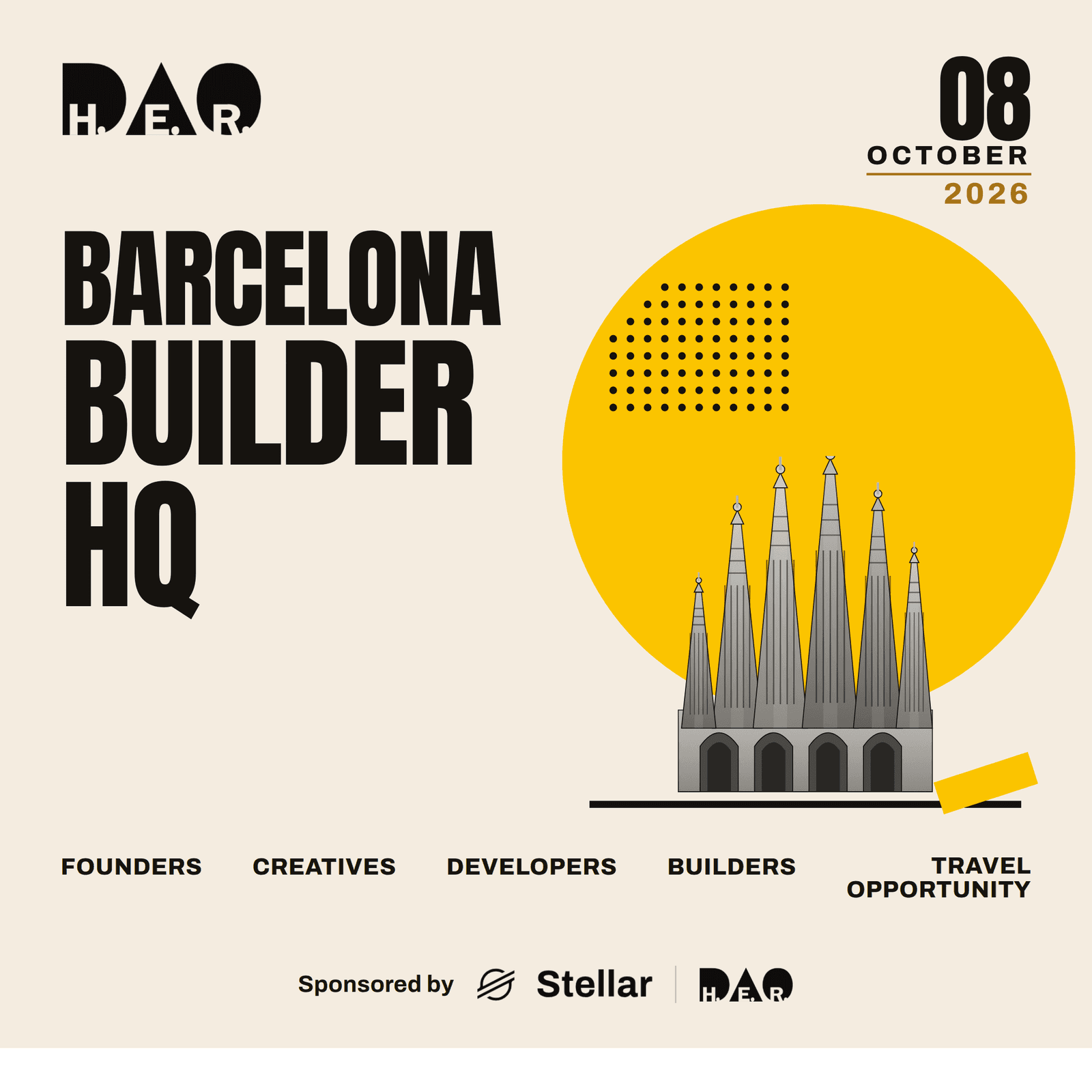 Barcelona Builder HQ: Build With AI powered by Stellar