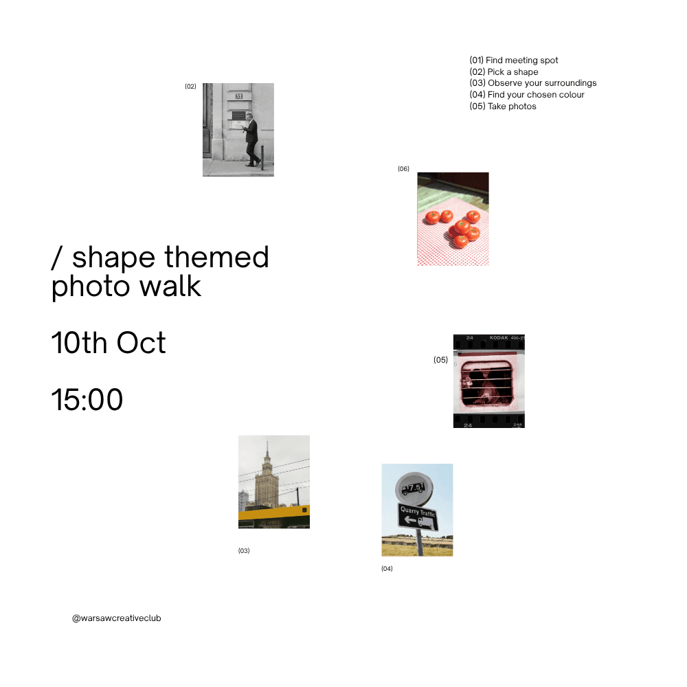 Warsaw Creative Club: Shape Themed Photo Walk