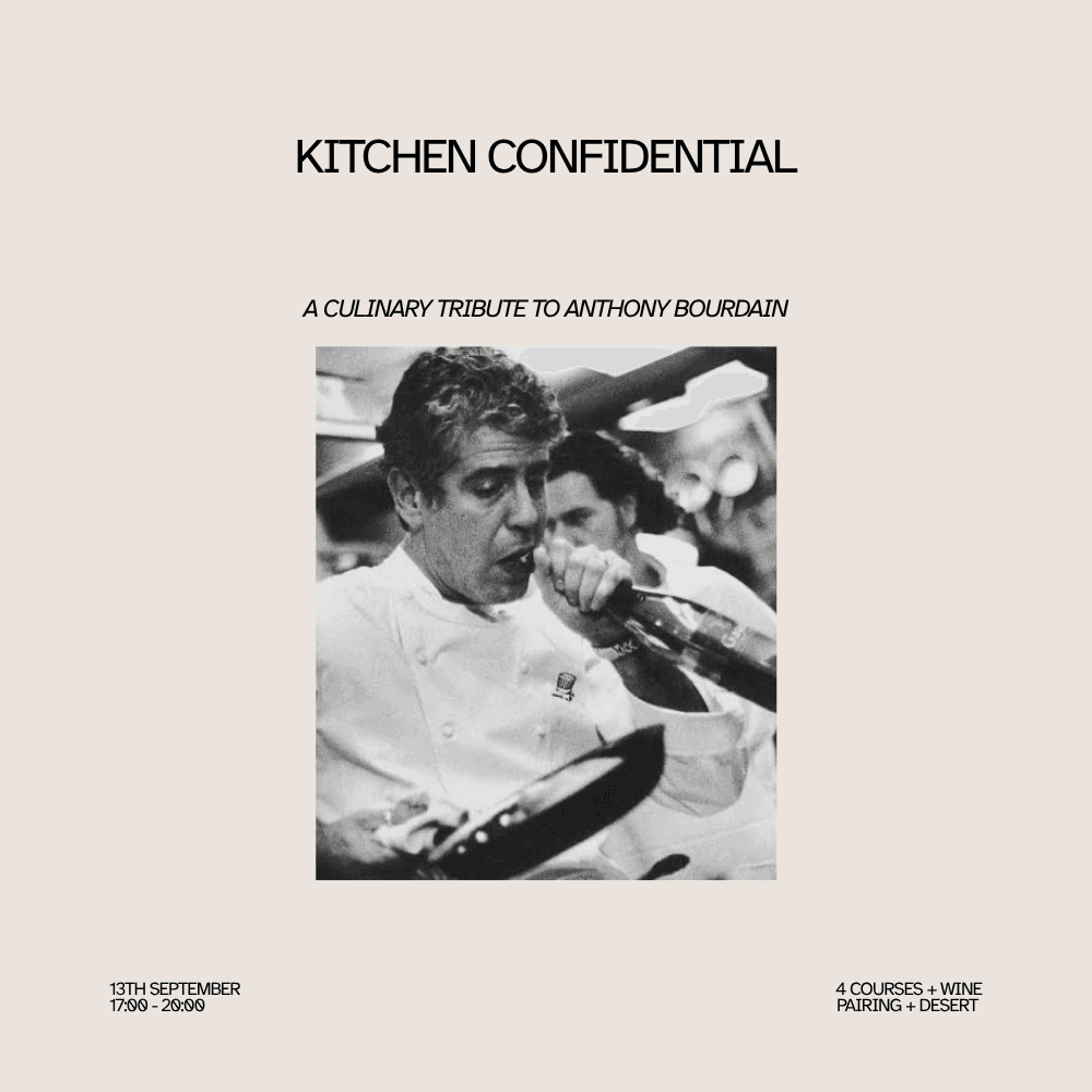 Warsaw Supper Club: Kitchen Confidential, A Culinary Tribute To Anthony Bourdain