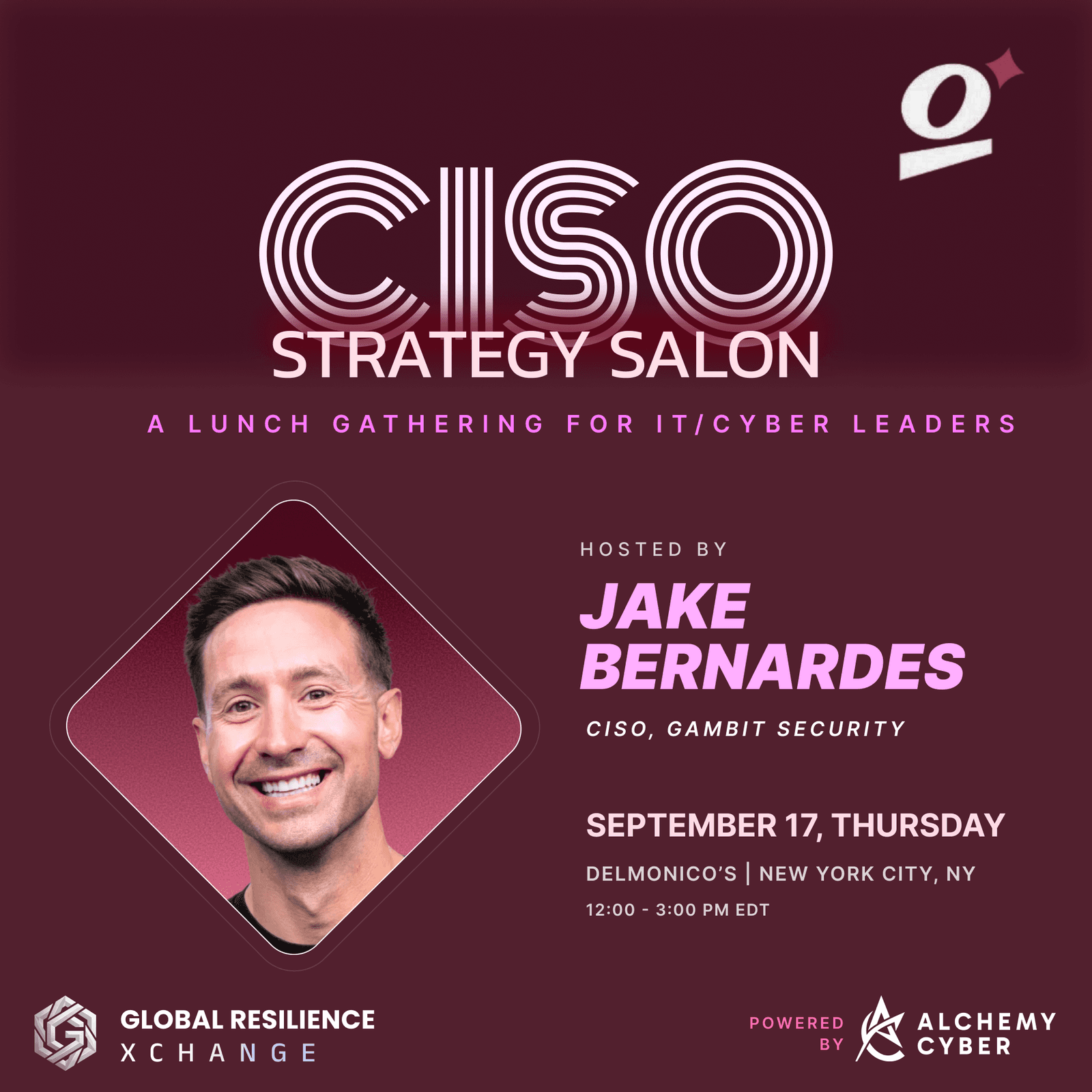 CISO Strategy Salon - NYC Luncheon