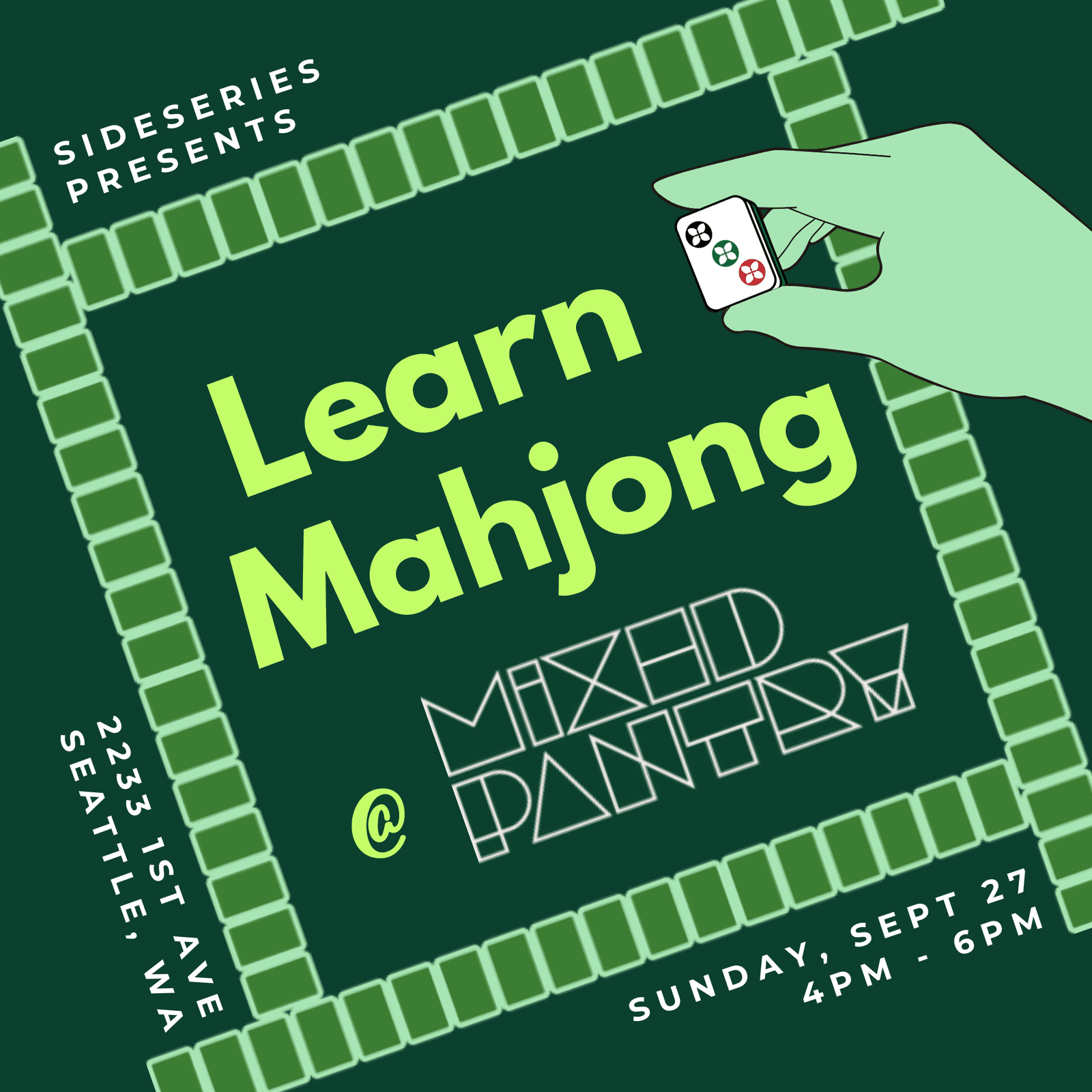 Learn Mahjong @ Mixed Pantry