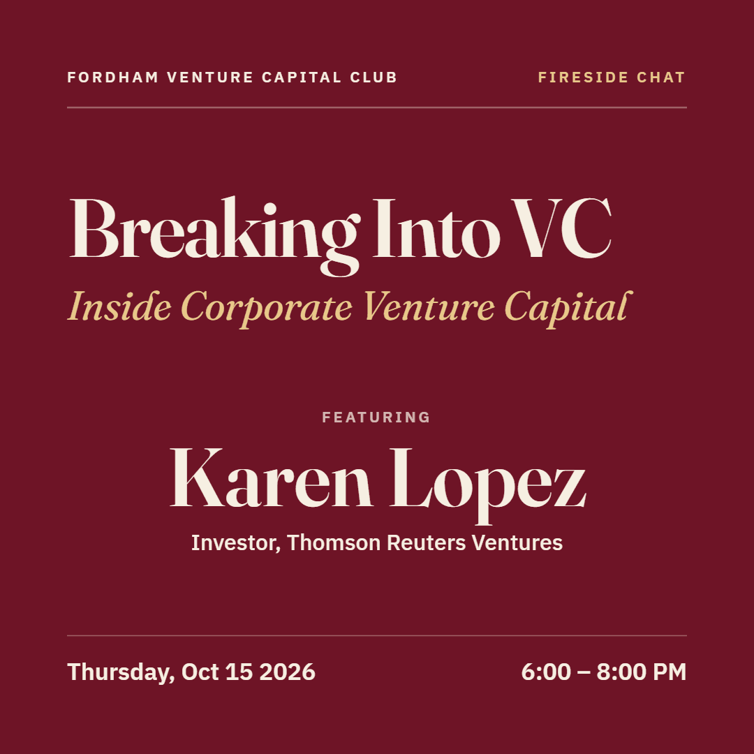 Breaking into VC & How Corporate VC works