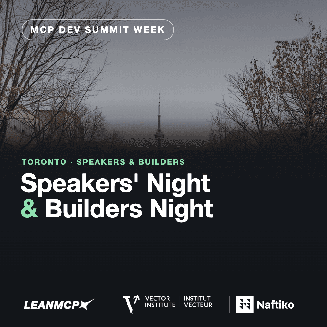 MCP Dev Summit Speakers' Night & Builders Night