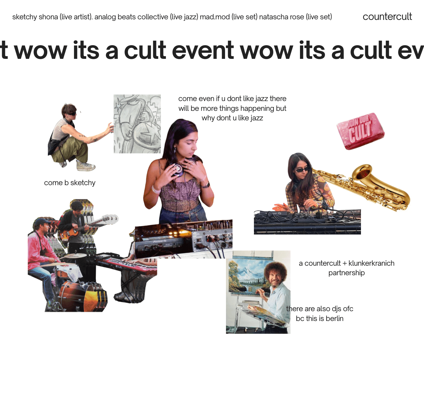 Jazz + Draw Jam (Countercult is Growing: A Rooftop Night for Finding Your People)