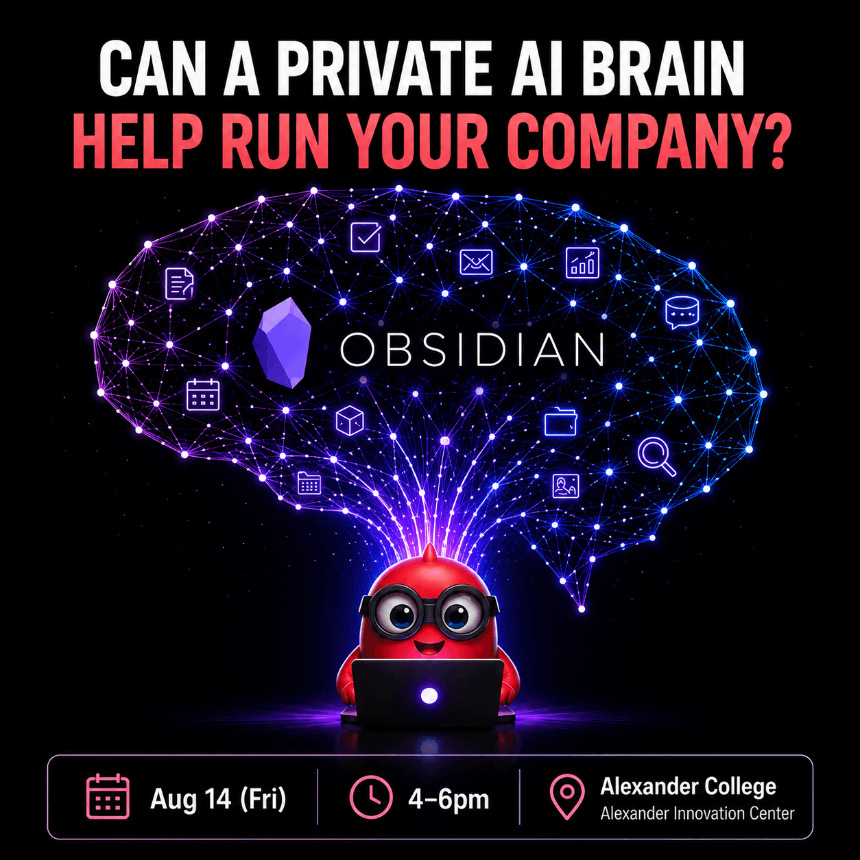 Building a Private AI Brain in Obsidian to Manage Your Company