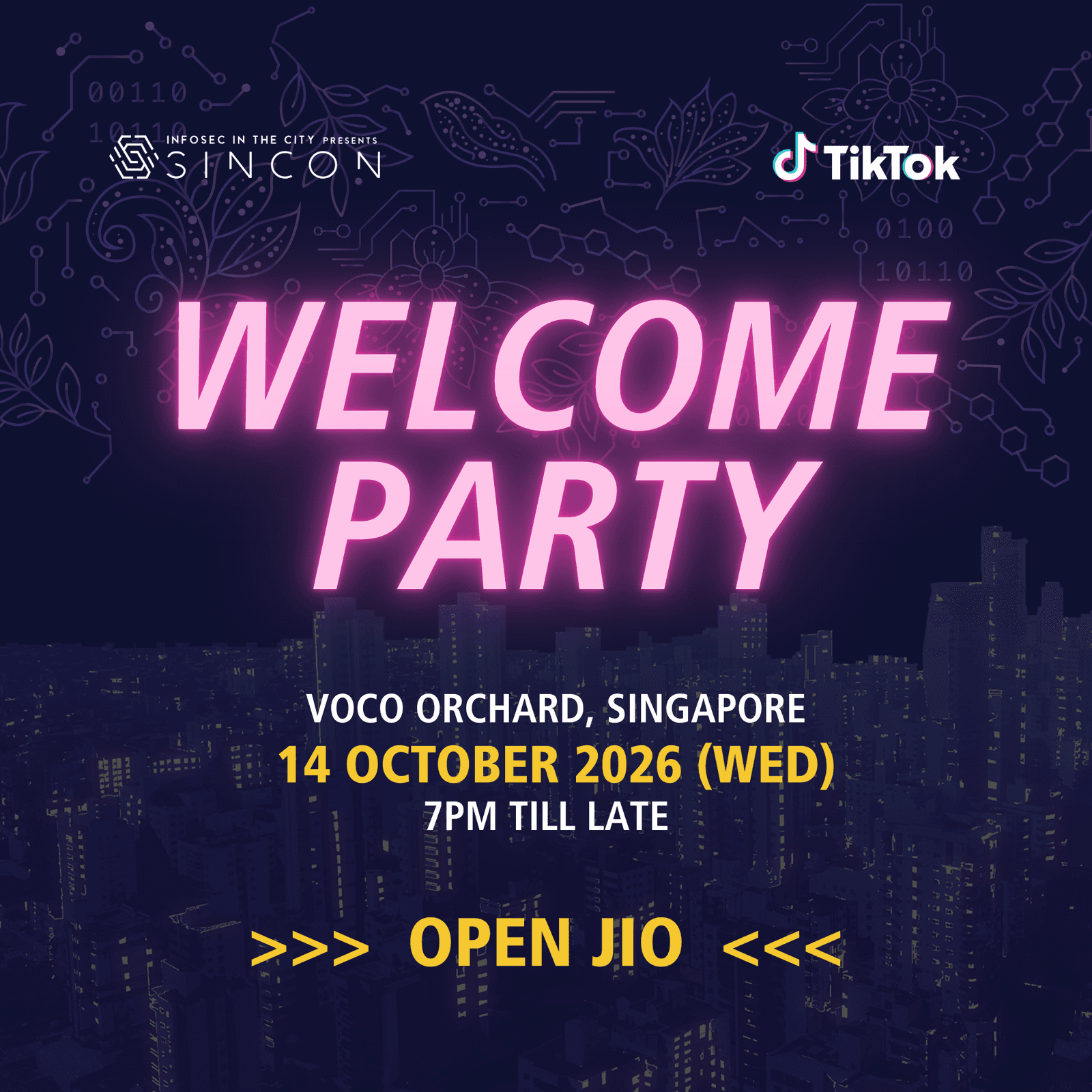 SINCON 2026 Welcome Party with Tiktok