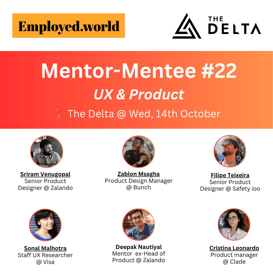 Mentor-mentee Meetup #22: UX & Product Management