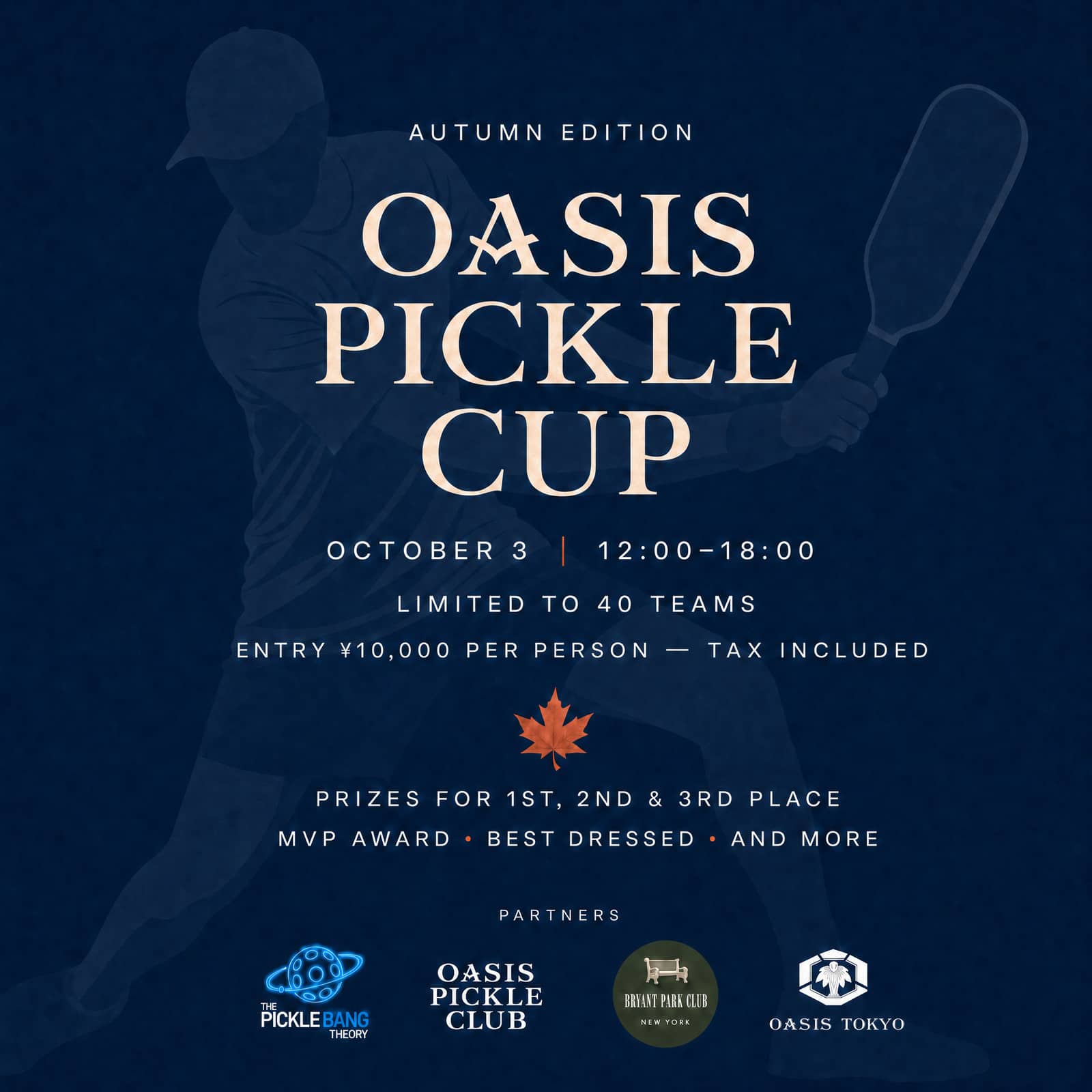 10/3 OASIS PICKLE CUP🏓