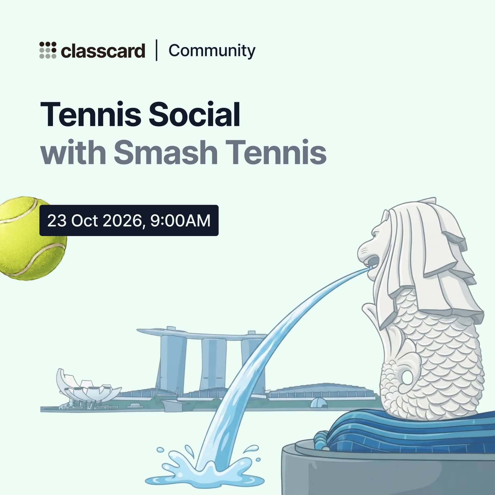 Classcard Tennis Social: Singapore 🎾