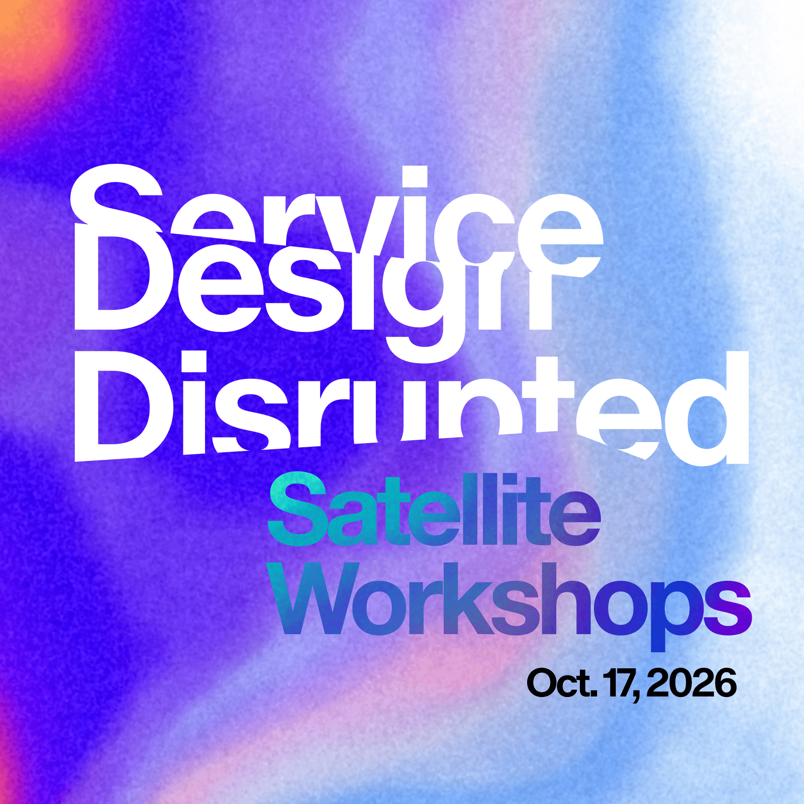 Satellite Workshops October 17, 2026