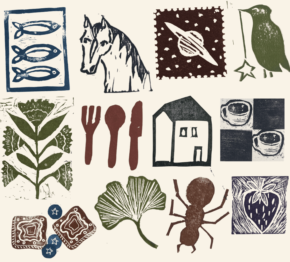Print Club: Linocut Stamps