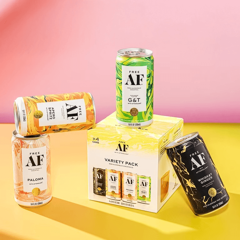 Discover Free AF | Free Non-Alcoholic & Zero-Proof Drink Tasting