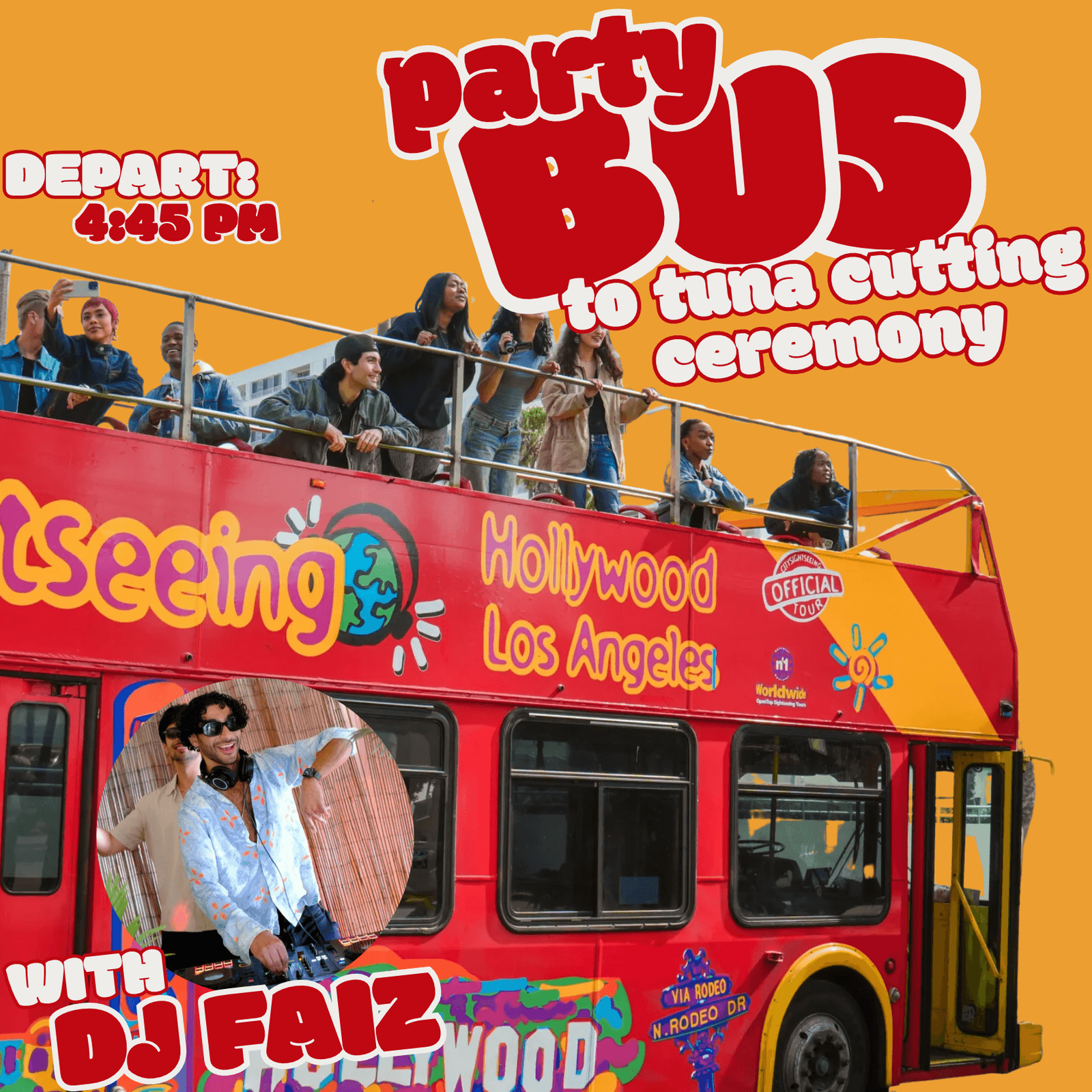 LOST iN X STARLINE TOURS PARTY BUS (destination: Tuna Cutting Ceremony πβοΈ)