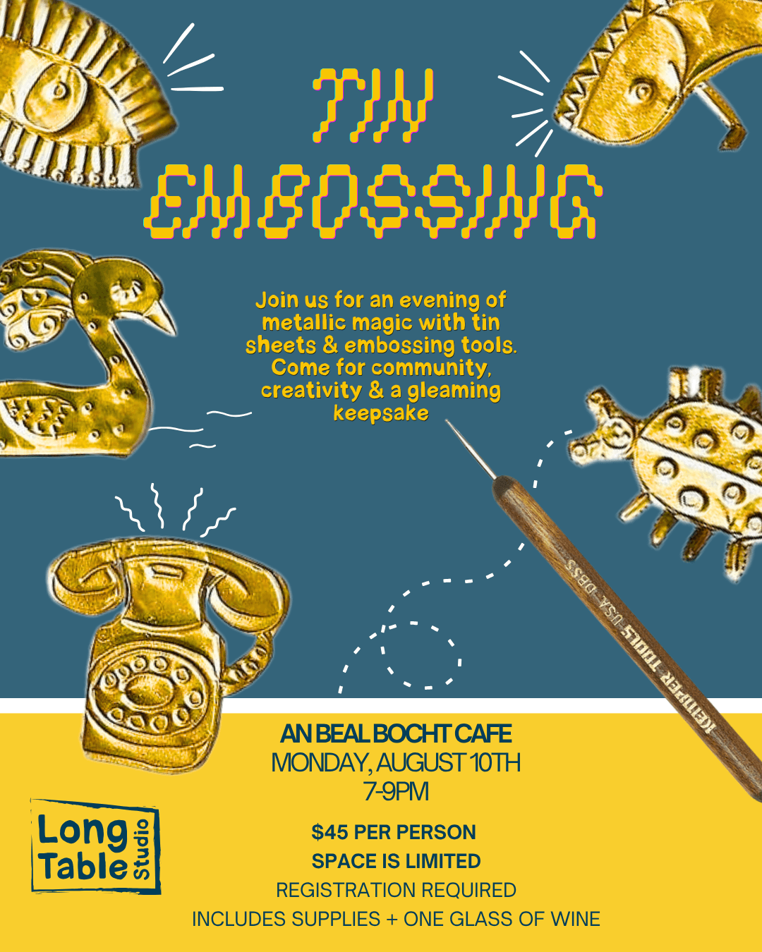 Craft Club: Tin Embossing