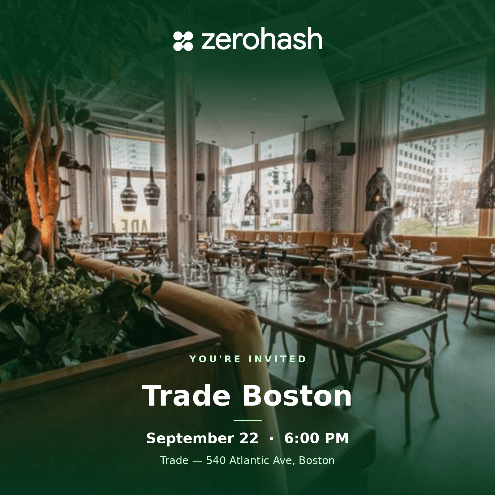 zerohash + Boston Fintech Week Dinner
