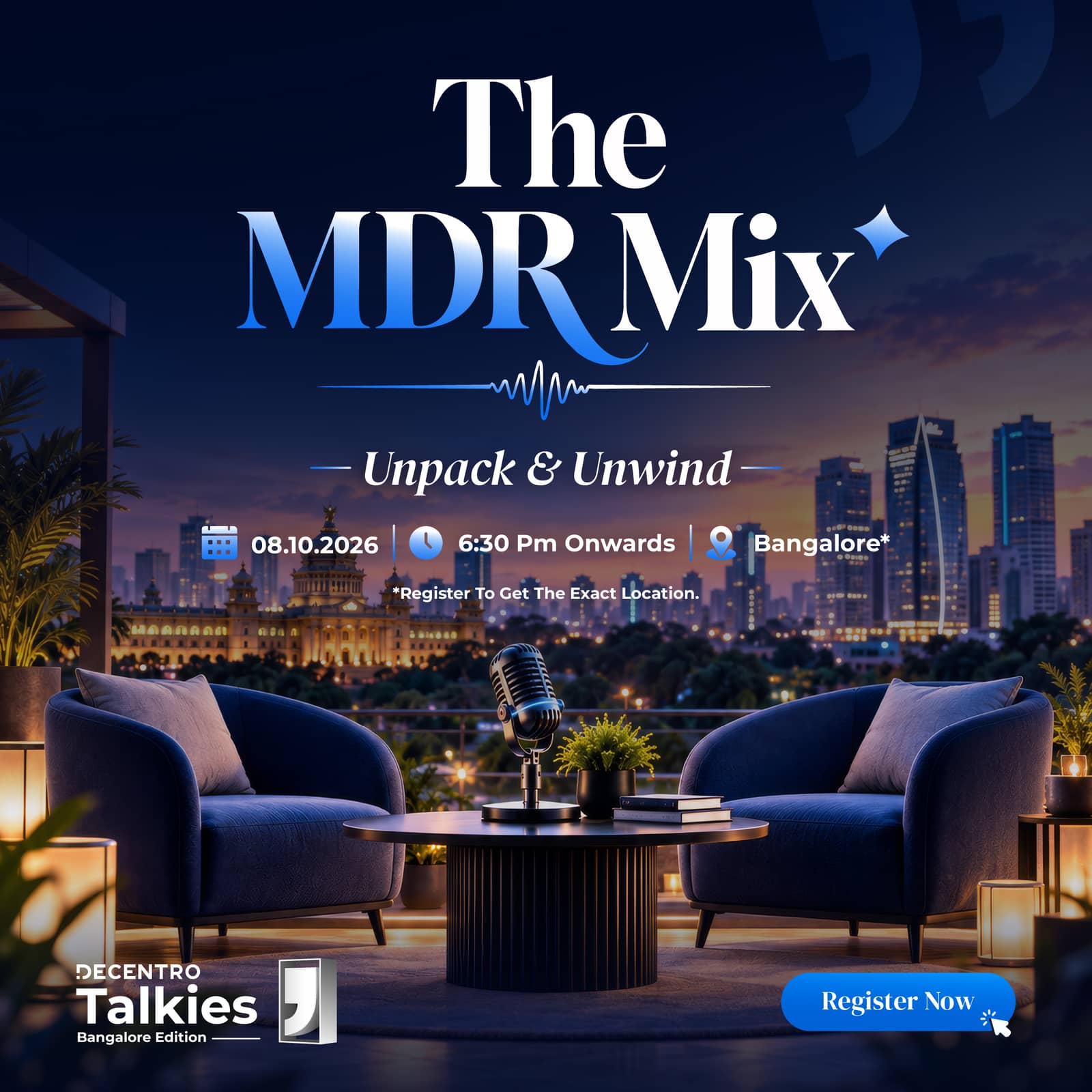 The MDR Mix | Decentro Talkies — Bangalore Edition