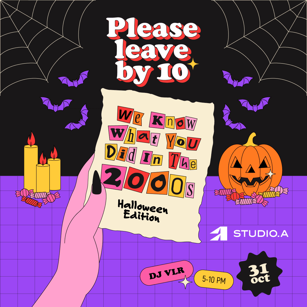 π PLEASE LEAVE BY 10: Halloween Edition