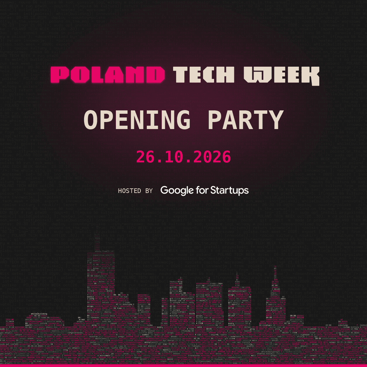 POLAND TECH WEEK OPENING
