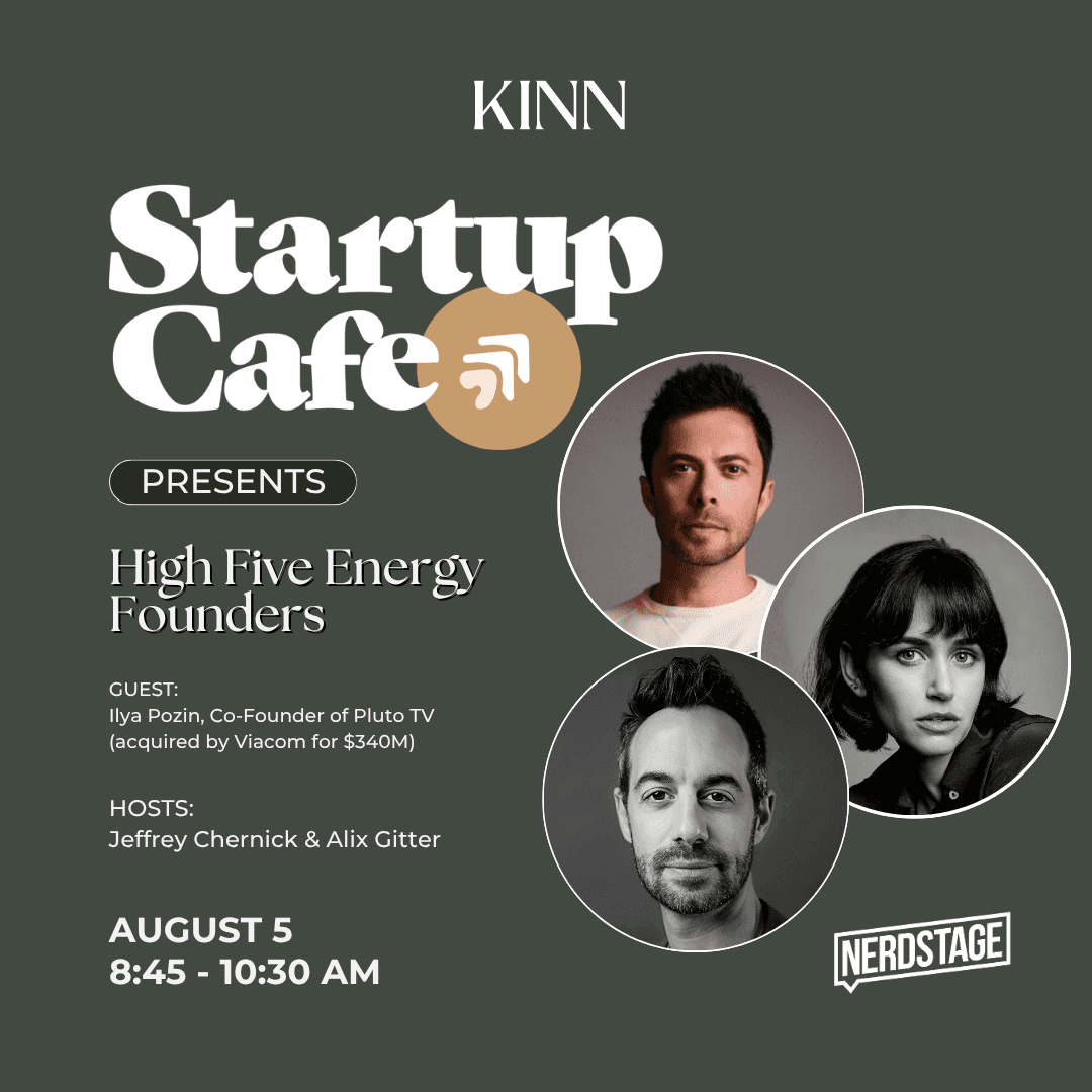 Startup Cafe: H5E Founders with Ilya Pozin (Pluto TV, $340M Exit)