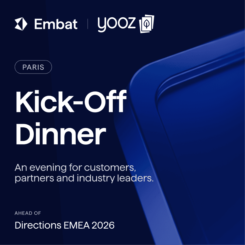 Directions Kick off Dinner with Embat & Yooz