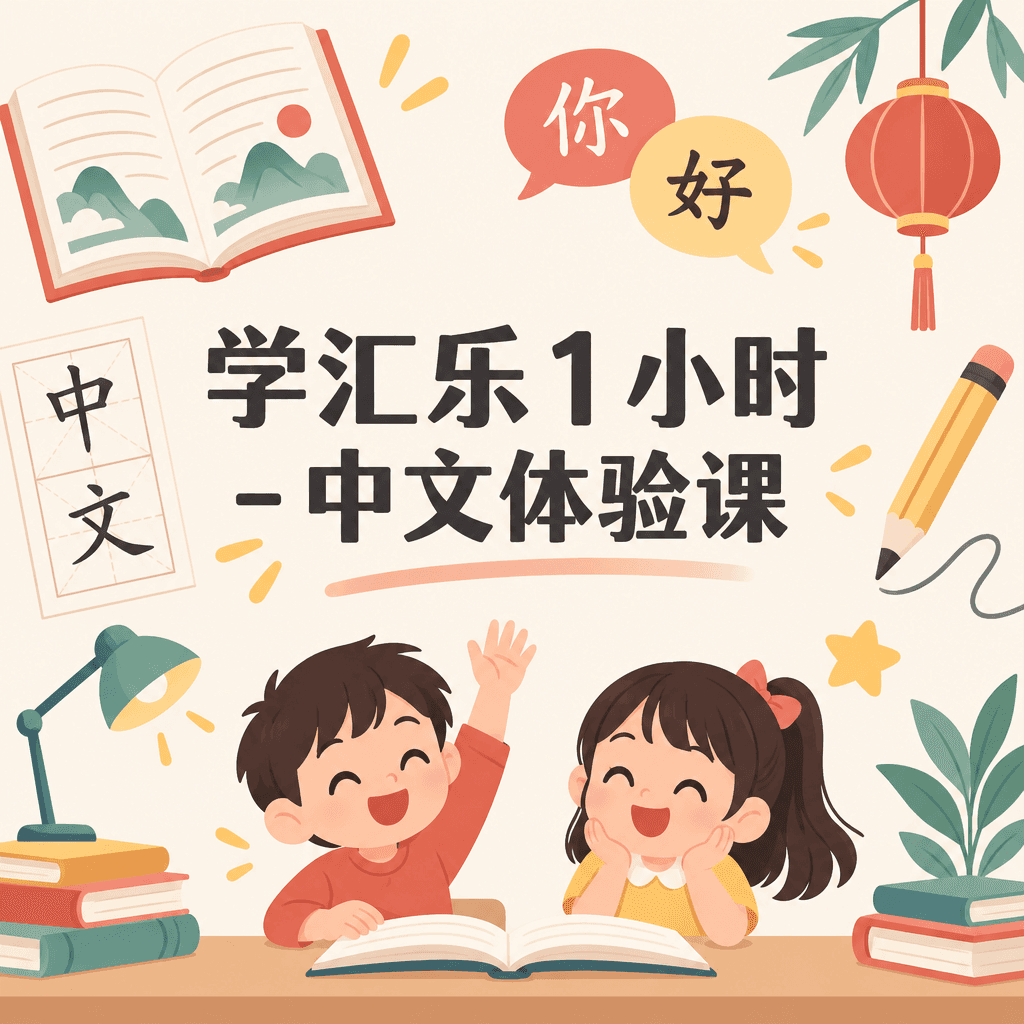 学汇乐 1 小时 - Primary 1 & 2 中文体验课 @ Westgate | 14 Oct 2026 (Wed)