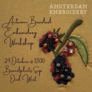 Autumn Beaded Embroidery Workshop
