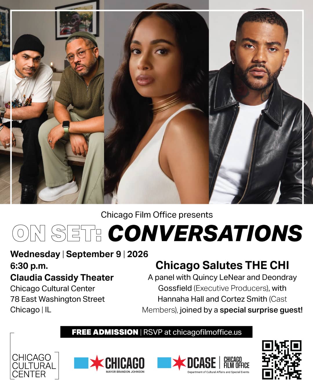 Chicago Film Office Presents: ON SET CONVERSATIONS - Chicago Salutes "The Chi"