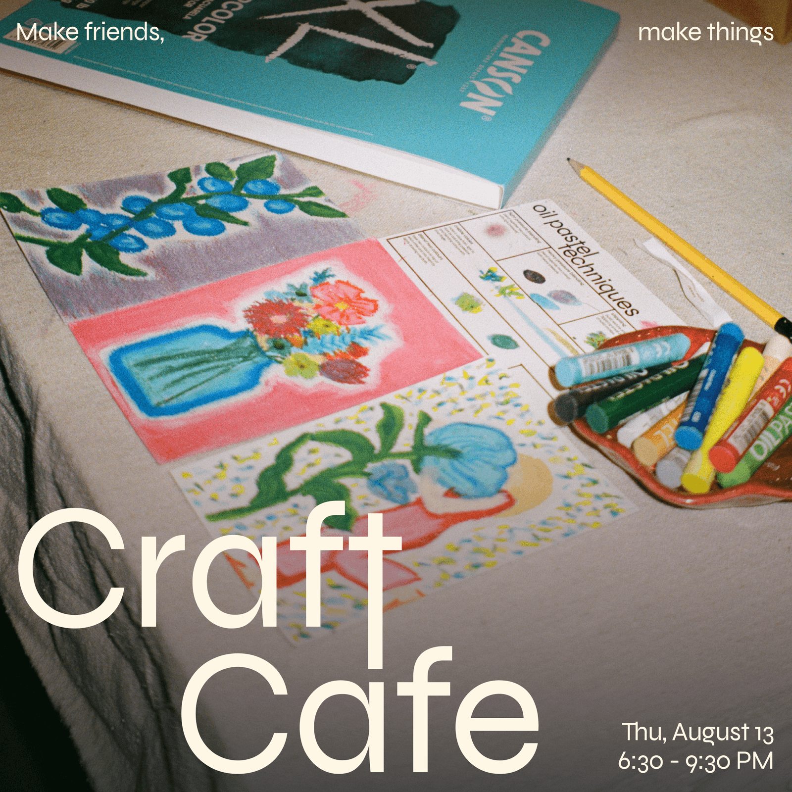 Craft Cafe: Make friends, Make crafts