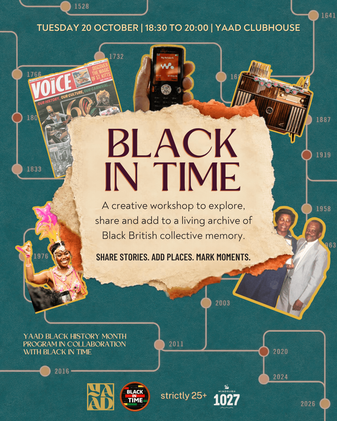 Black in Time: Exploring Black British Life Through Our Memories Workshop