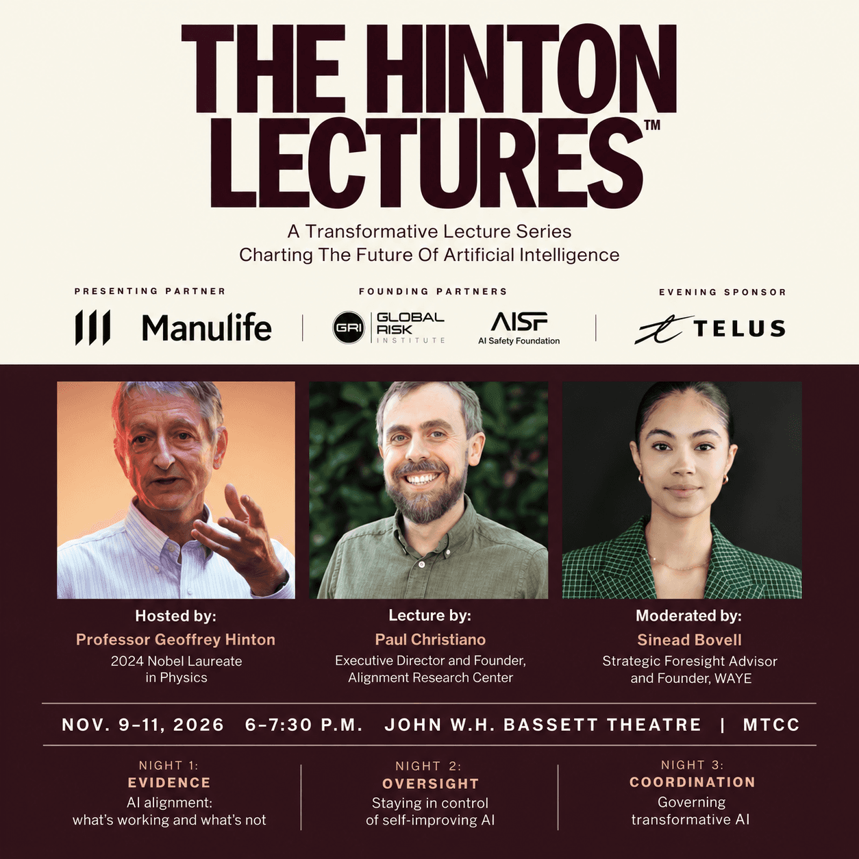 The Hinton Lectures™ 2026