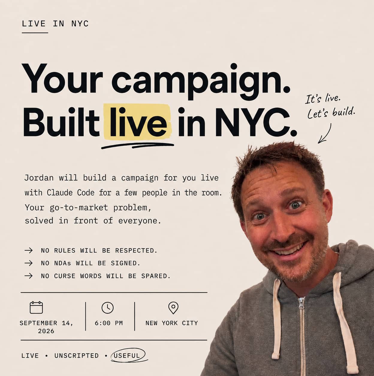 Jordan Crawford Builds a Campaign For You Live in NYC