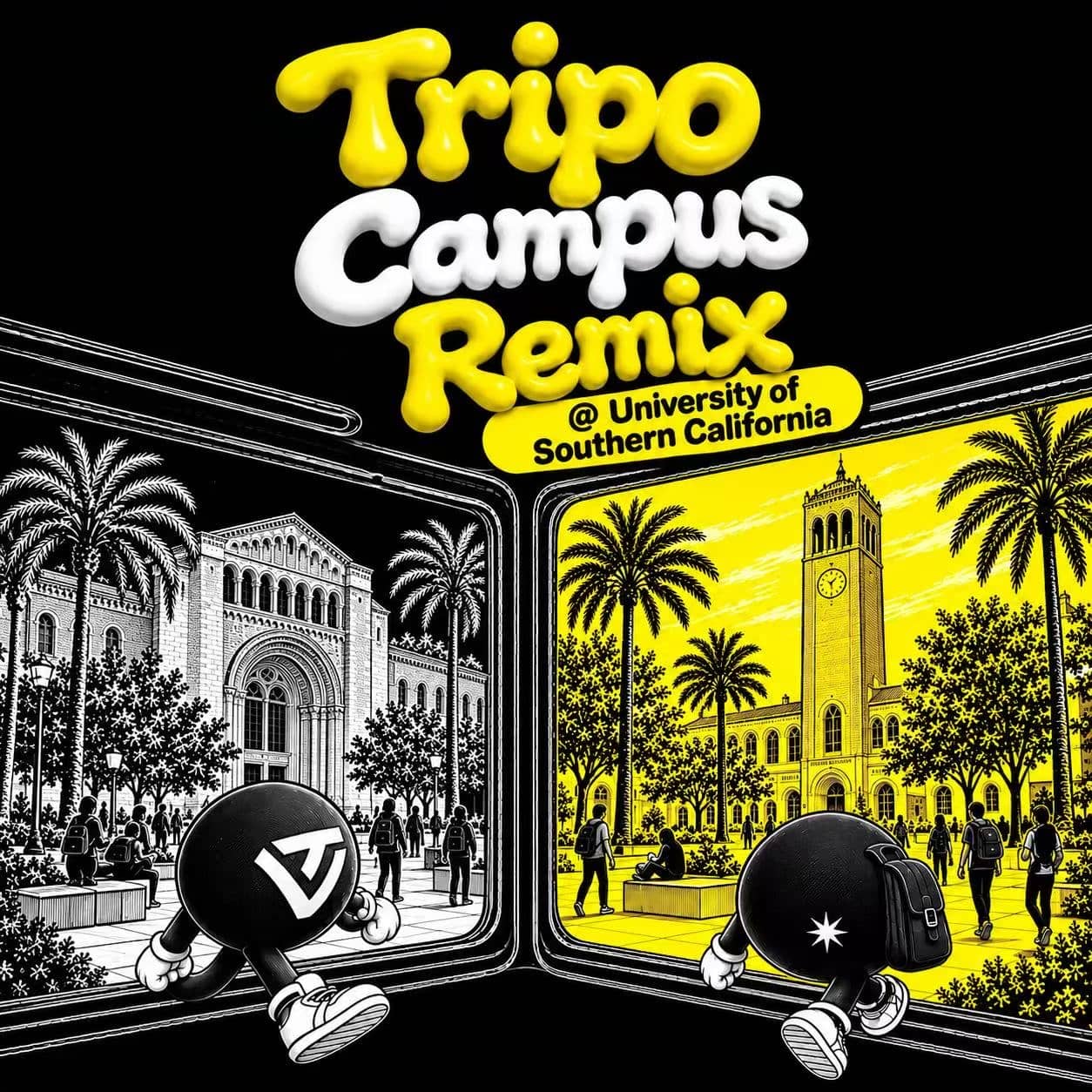 🎨 USC Campus Remix × Tripo AI