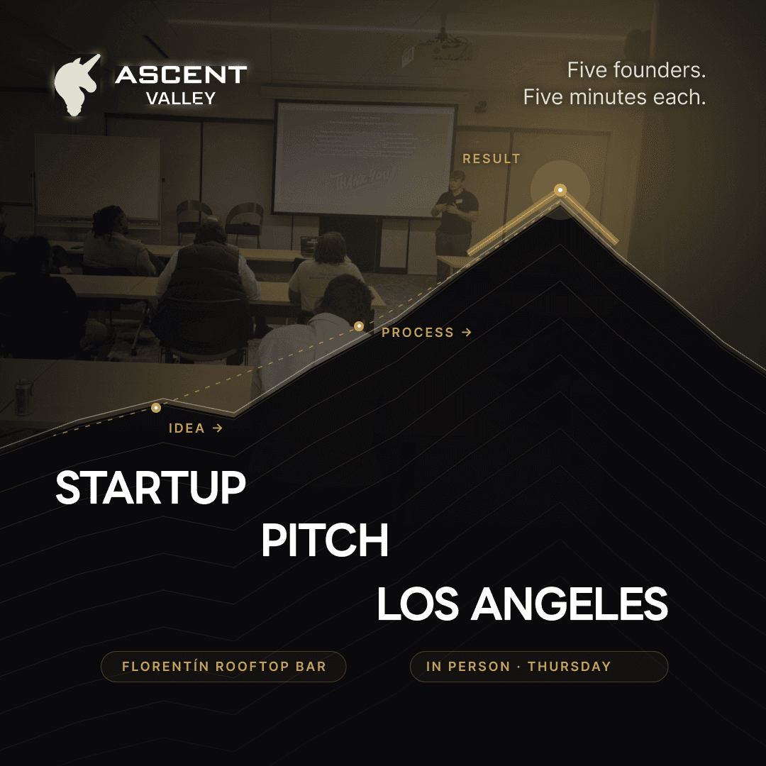 Startup Pitch Events Los Angeles: 5 Founders on Stage