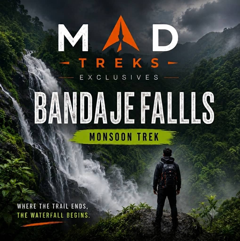 🌿Bandaje Falls Trek | 2 Days / 1 Night Monsoon Escape ⛰️