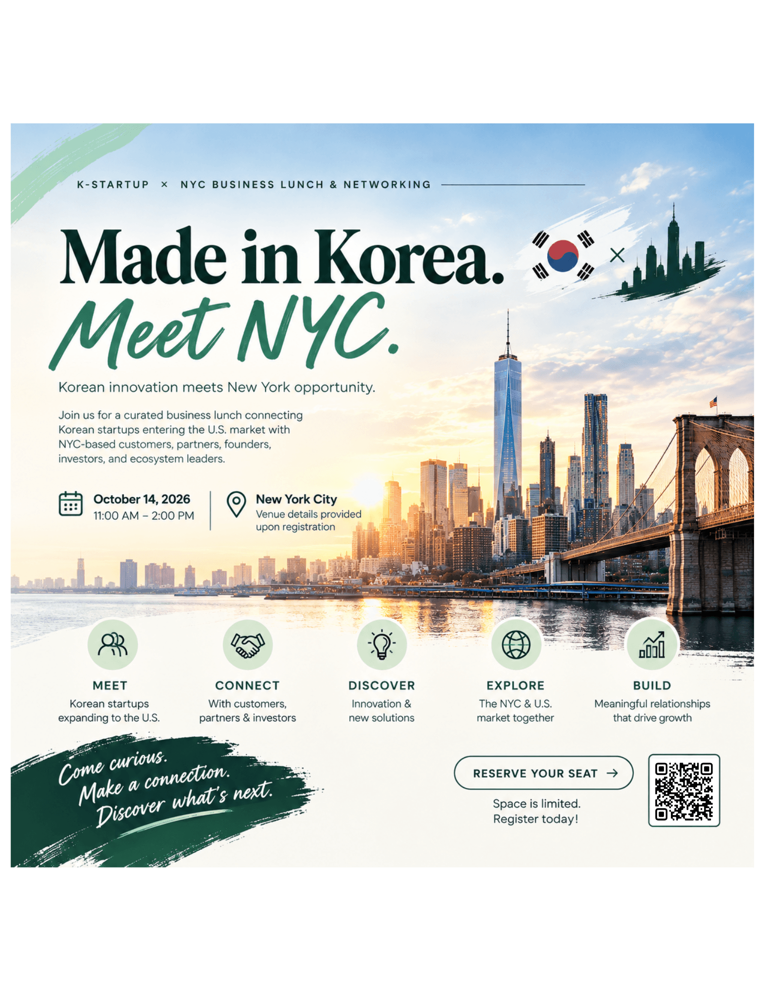 Made in Korea. Meet NYC.