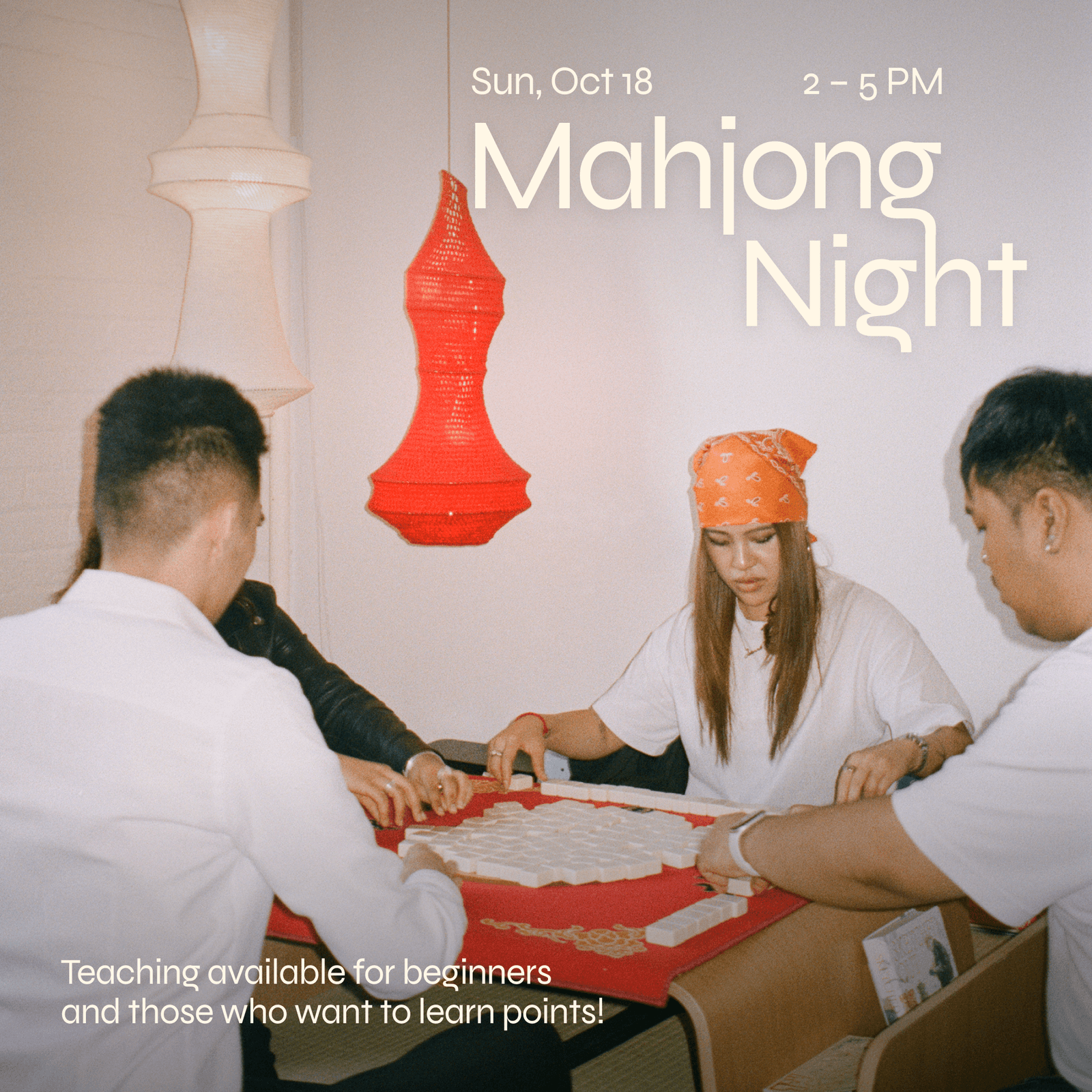 Mahjong Night (Beginner friendly!)