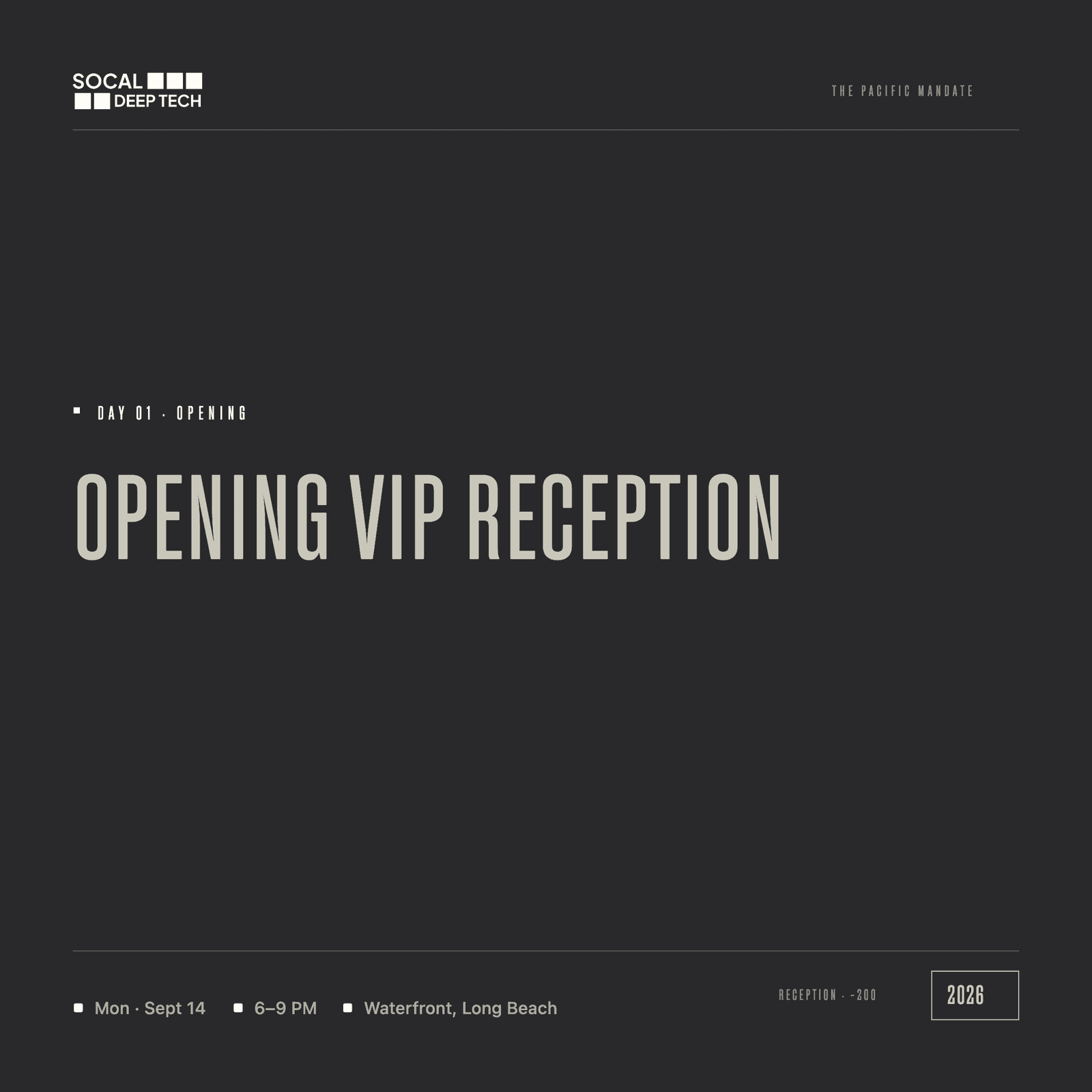OPENING RECEPTION