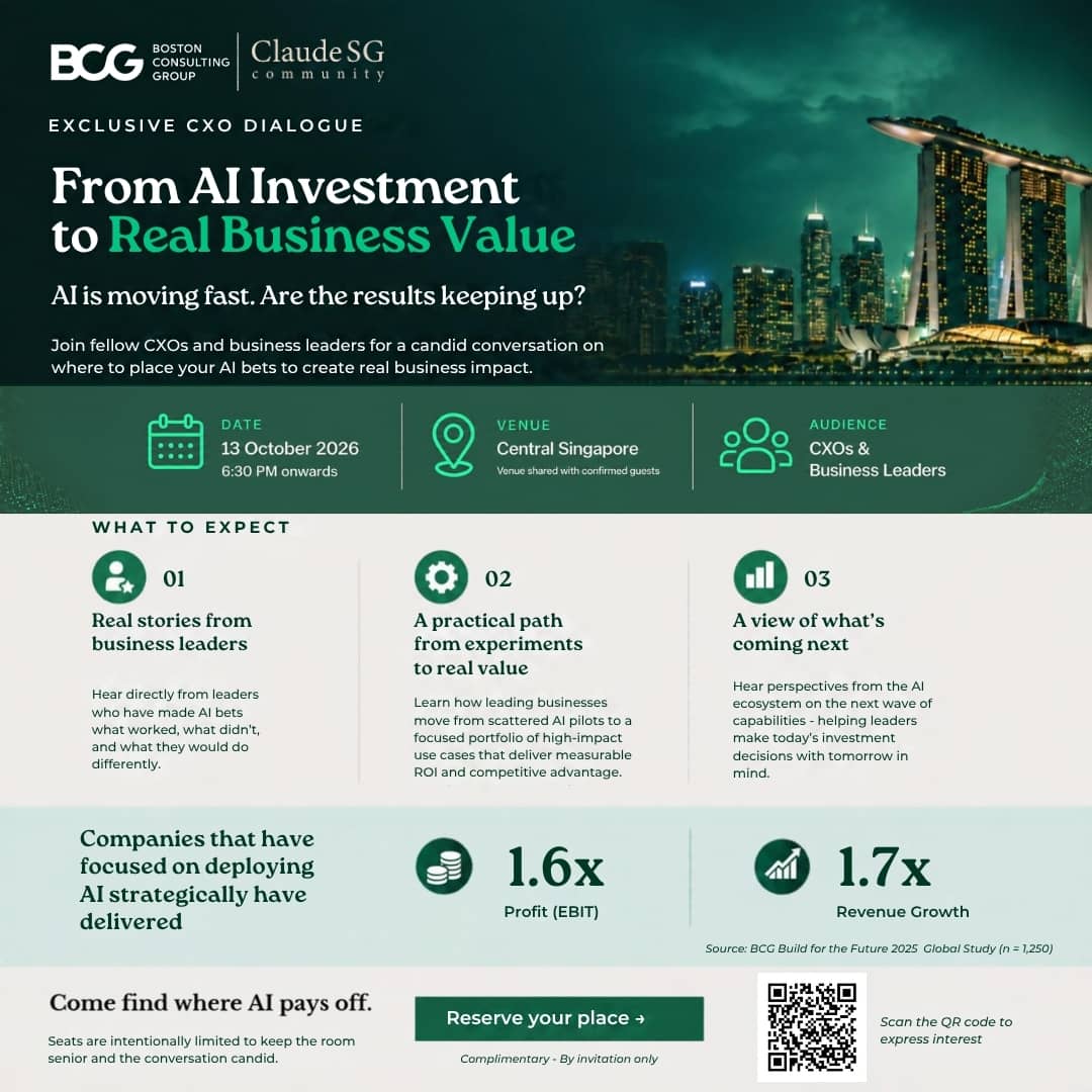 Boston Consulting Group x ClaudeSG :AI For SMEs and Local Enterprises
