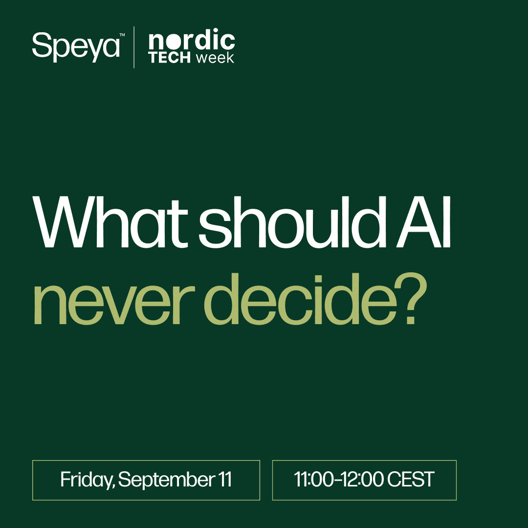 What should AI never decide?