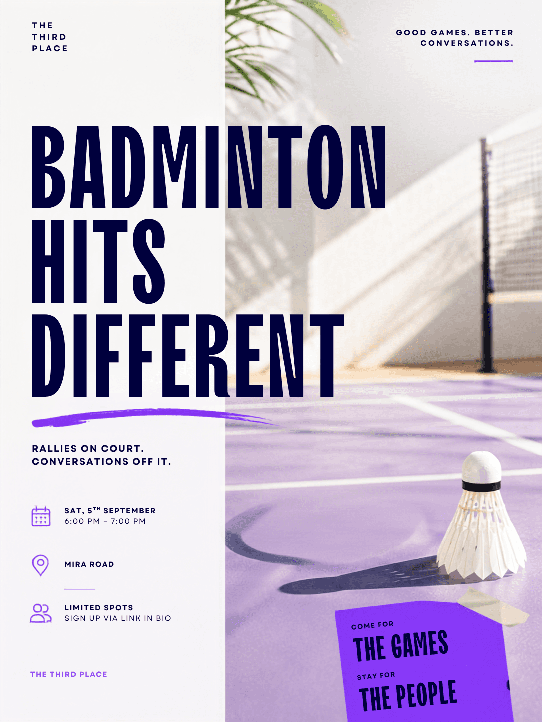 Badminton, But Make It Social ๐ธ