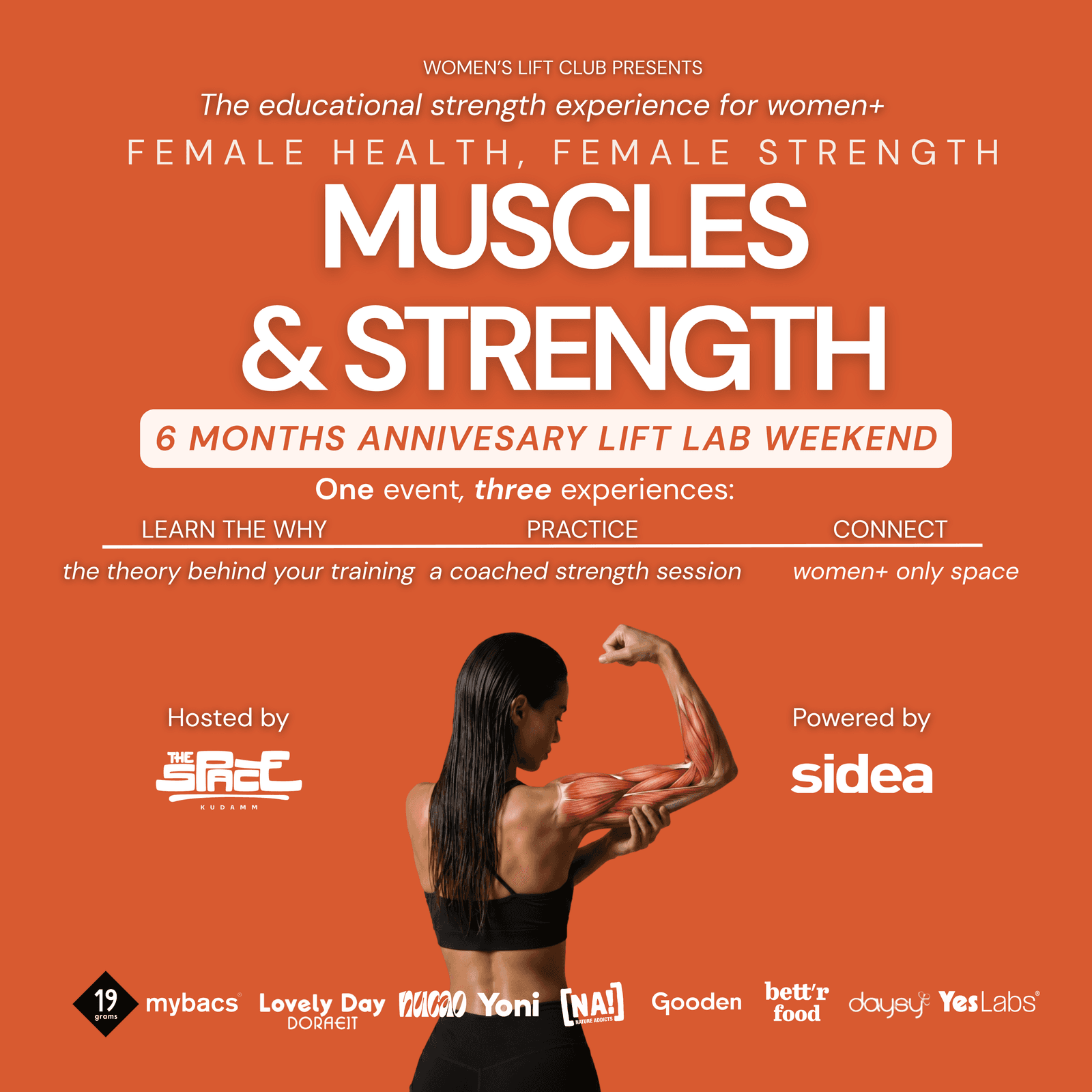Lift Lab: Six-Month Anniversary Weekend, Day 2 Celebrating Female Health, Female Strength: Muscles & Strength