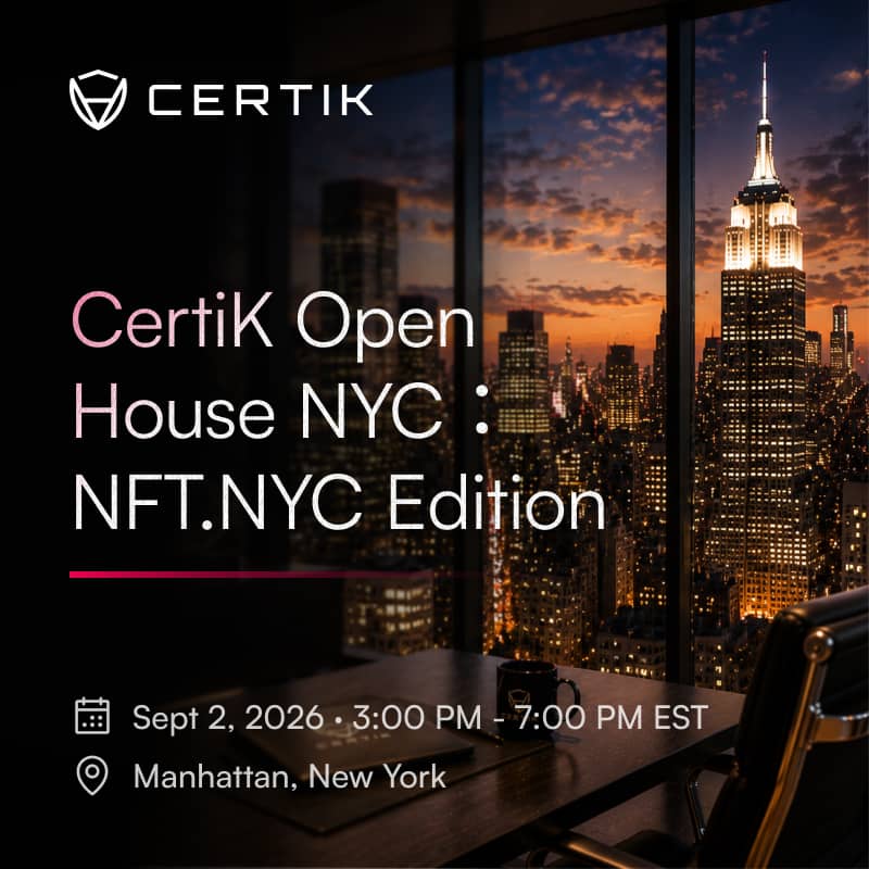 CertiK NYC Open House: NFT.NYC Edition