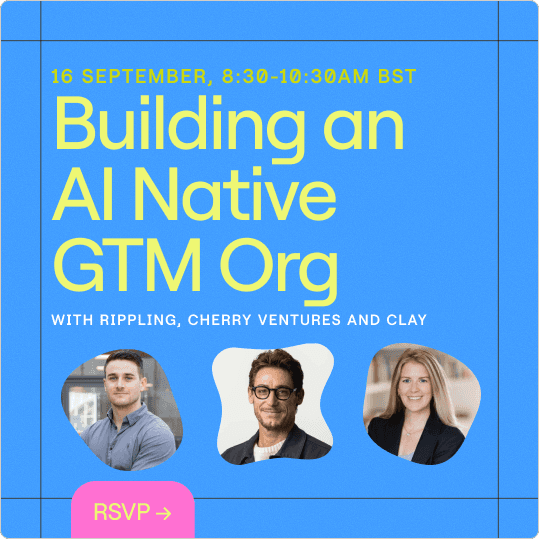 Building an AI-Native GTM Org with Rippling, Clay and Cherry Ventures